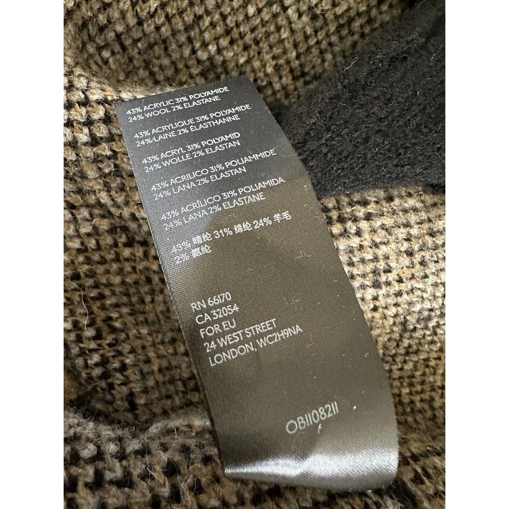 NWT Anthropologie Ferna Plaid Sweater Coat Wool Blend Women's SP Small Petite - Picture 9 of 14